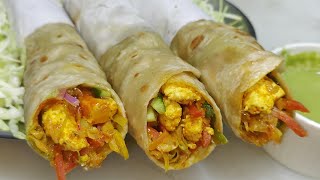 Super Tasty Paneer Kathi Roll  पनीर काठी रोल रेसिपी  Street Style Paneer Kathi Roll  Chef Ashok [upl. by Seamus243]