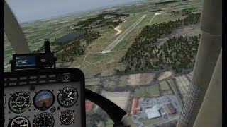 Bell 206 Rundflug Xplane 10 über Lübeck EDHL [upl. by Marris172]