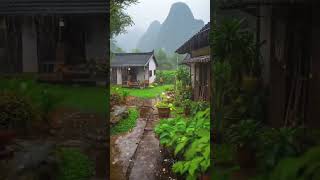 Rainy day l Hilly areas heavy rain l Barish nature rain shorts [upl. by Orlena]