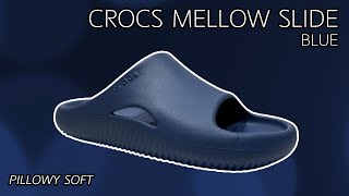 2024 Crocs Mellow Recovery Slide Blue Review amp On Feet [upl. by Eyk890]