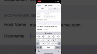 How To Set Up Mail On Your iPhone IMAP amp SMTP over SSL [upl. by Annecorinne]