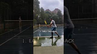 TWO HANDED BACKHAND  3 KEY TIPS👌tenfitmen tennisbackhand tennistips backhand tenniscoach [upl. by Rammaj141]