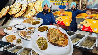 International Amritsari Kulcha  Khalsa Kulcha Amritsar  Amritsar Street Food  Amritsari Kulcha [upl. by Acinorrev]