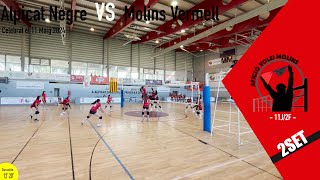 Infantil Vermell 2 SET de la 11 Jornada 2 Fase entre el Alpicat Negre VS Molins Vermell [upl. by Bree959]