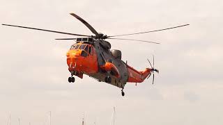 Sea king HU5 Portland Dorset HeliOps [upl. by Ahsemat548]