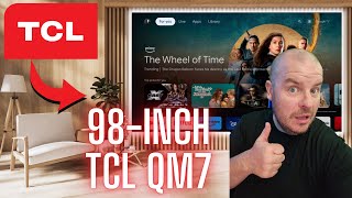 98 inch TCL QM7 4K TV Review The BIG Boy is Even Better and Brighter [upl. by Mullac]