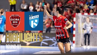 CS Gloria 2018 BN vs Krim Mercator Ljubljana  Round 3  EHF Champions League Women 202425 [upl. by Llemmart]