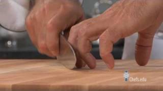 How to Hold a Knife  Properly Using a Chefs Knife [upl. by Hobie]