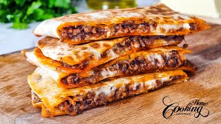 Best Beef Quesadillas  Easy and Quick Recipe [upl. by Sumerlin890]