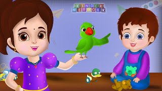 Chitti chilakamma and Chandamama Raave  4K Telugu Top 10 Rhymes  Kinder network [upl. by Ytak]