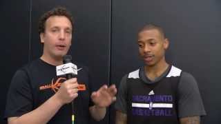 Kings PG Isaiah Thomas Secrets To His Jump Shot [upl. by Tuckie]