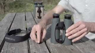 SWAROVSKI OPTIK – How to mount the LCSP lift carrying straps pro to the new EL Family binoculars [upl. by Etakyram]