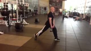 Split Stance Dumbbell DB Deadlift [upl. by Borlow367]