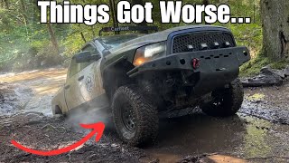 RAM 1500 LOSES GAS TANK OFF ROAD Mudding Damage amp More Damage [upl. by Nylaf931]