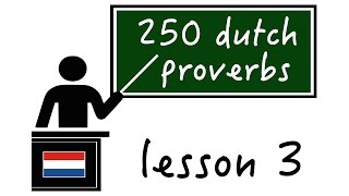 Lesson 3  Dutch expressions  Nederlandse uitdrukkingen [upl. by Llewen]