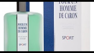 POUR UN HOMME DE CARON SPORT 2015مراجعة عطر بور أون أوم سبورت من دار كــارون [upl. by Jari]