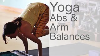 45 Minute Hatha Yoga Class Abs and Arm Balances [upl. by Garibald]