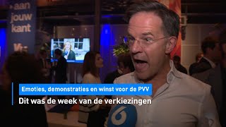 Emoties demonstraties en winst voor PVV dit was de week van de verkiezingen  Hart van Nederland [upl. by Ecidnak76]