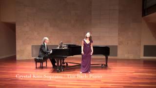 Standchen by Richard Strauss  Crystal Kim Soprano  슈트라우스 세레나데  소프라노 김수정 [upl. by Ynohtnaed]