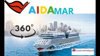 video Cruiseschip AIDAmarRotterdam Cruise Vertrekpunt Oculus Go [upl. by Eusadnilem]