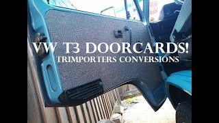 VW T3 T25 DOORCARD BUILD amp INSTALL  CONVERSION  INTERIOR  REVAMP [upl. by Gray179]