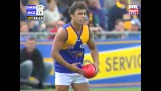 AFL 2003 Round 2 Hawthorn Vs West Coast [upl. by Petronilla743]