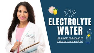 How to Make Electrolyte Water at Home  Healthy Habits [upl. by Lucias411]