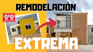 ✅ REMODELACION de CASAS de INFONAVIT  AMPLIACION  Pequeñas de INTERES SOCIAL casaspequenasbonitas [upl. by Pardner]