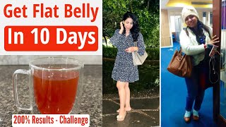 Get Flat BellyStomach In 10 Days  Flat Belly Diet Drinks Lose Belly Fat Fast In Hindi Fat to Fab [upl. by Bay]