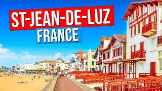 SAINTJEANDELUZ  FRANCE City tour of StJeandeLuz and Ciboure France in 4K [upl. by Bonucci]