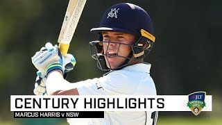 Harris scores third Shield final century [upl. by Tarkany]