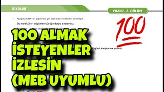 9Sınıf Biyoloji 1Dönem 2Yazılı [upl. by Kidder846]