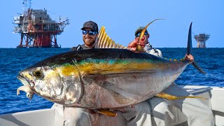 500 Pounds of Tuna in 1 Hour Catch Clean amp Cook [upl. by Chew]