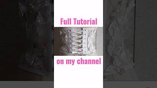 7 Professional ways to sew a lacing bar for corsets tutorial is up on my channel corset shorts [upl. by Elreath]