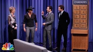 Charades with Bradley Cooper Tim McGraw and Emma Thompson Part 1 [upl. by Nnayrb964]