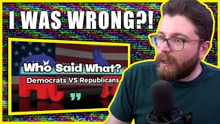 Vaush Plays quotWho Said What Democrats VS Republicansquot [upl. by Anelam331]