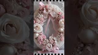 Shabby Chic Crafts 🧵 DIY Glam Home Decor shorts shabbychicdiy shabbychic [upl. by Ofelia]