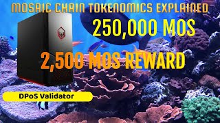 44 Mosaic Chain Tokenomics Elementar Explicada PT [upl. by Spatz]