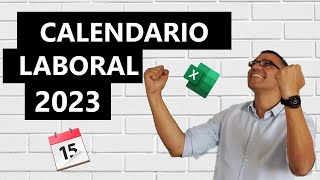 Calendario laboral 2023 en Excel [upl. by Norek]