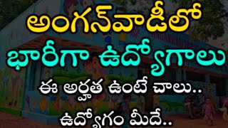 WDCW Telangana Anganwadi Recruitment 2024  Apply for 9000 Anganwadi Teacher amp Other Helper Posts [upl. by Wildon]