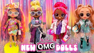 NEW OMG Dolls Unboxing Sketches Melrose Skate Boss Kicks Babe [upl. by Odnolor]