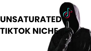 UNSATURATED Faceless TikTok Niche To Make 10000 In 30 Days [upl. by Ativoj928]