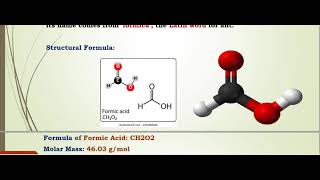 Lecture  8 Formic Acid  Chemical Industries [upl. by Nannaihr185]