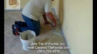 How To Install Travertine In Diagonal Pattern [upl. by Yrennalf703]