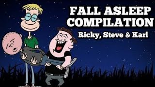 Karl Pilkington Show Compliation with Ricky Gervais and Stephen Merchant RSK XFM Fall Asleep [upl. by Grenville]