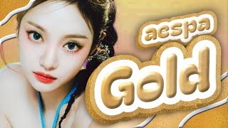 AI COVER Aespa  Gold Itzy How would sing  Line distribution [upl. by Laynad242]