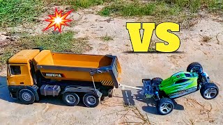 Wltoys a959 B vs Huina 1573 RC Truck  Remote Control Car  RC Cars [upl. by Gnivre]