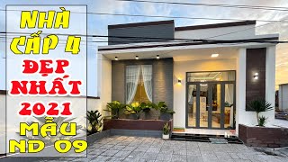 Nhà cấp 4 đẹp 2021 Mẫu số 9  Nhà cấp 4 mái tole thiết kế hiện đại với 2 phòng ngủ [upl. by Isidro810]