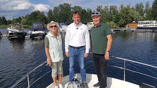 Urlaub auf dem Wasser in Zehdenick mit einer Linssen Yacht  Wassersport in Brandenburg [upl. by Eicart]