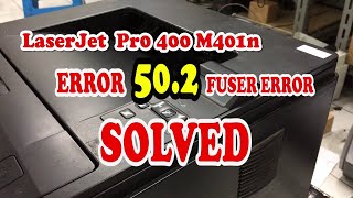 How to Fix 502 Fuser Error in HP 400 Printer 502 Fuser ErrorIT skills [upl. by Lingwood]